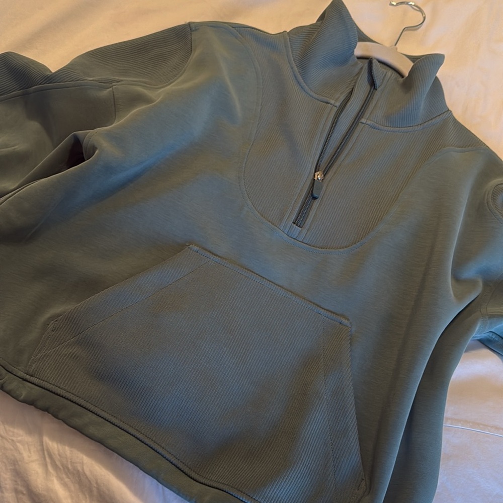 lululemon athletica Green Half-Zip Pullover Hoodie - Picture 11 of 11